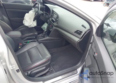 2018 Hyundai Elantra Sport z USA, uszkodzony, nr VIN KMHD04LB2JU474012